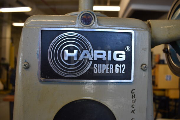 SWEET! Harig Super 612 Metal Commercial Floor Style Horizontal Surface Grinder Machine w/ Electromatic Magnetic Chuck Control. 208 Volts, 3 Phase. 43x37x77 (Midtown 1: Room 122) - Image 3 of 12