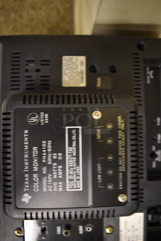 Texas Instruments Model PHA4100 Color Monitor. 12x12x11. (Midtown 2: Room 105) - Image 5 of 5