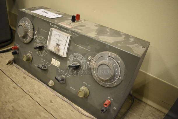Heathkit Impedance Bridge Metal Microamperes Meter. 16.5x6.5x8. (Midtown 2: Room 105) - Image 2 of 6