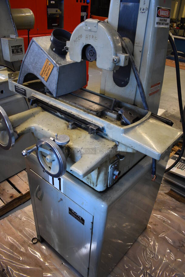 SWEET! Harig Super 612 Metal Commercial Floor Style Horizontal Surface Grinder Machine w/ Electromatic Magnetic Chuck Control. 208 Volts, 3 Phase. 43x37x77 (Midtown 1: Room 122) - Image 8 of 12
