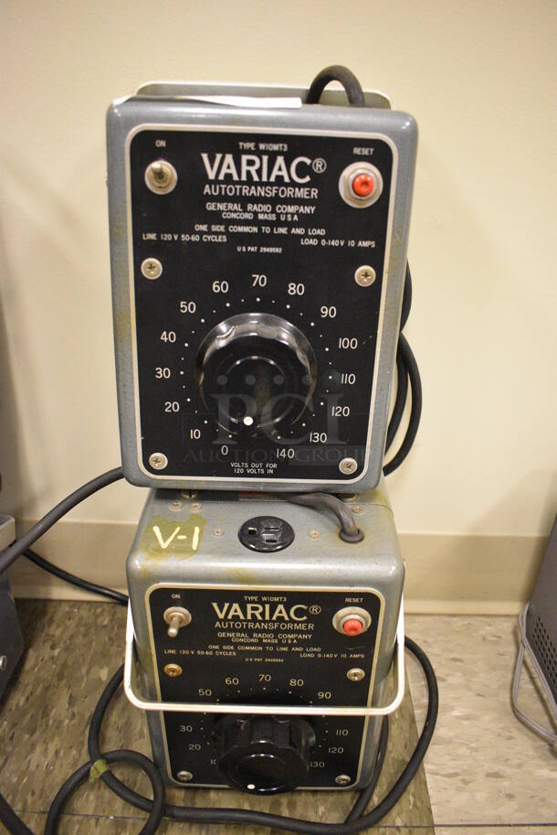 2 General Radio Variac Autotransformer. 7x5x9. 2 Times Your Bid! (Midtown 2: Room 105)