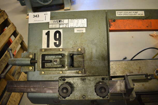 Wilton Model 3Z518T Metal Commercial Floor Style Horizontal Band Saw. 58x22x45. (Midtown 2: Room 130) - Image 2 of 9