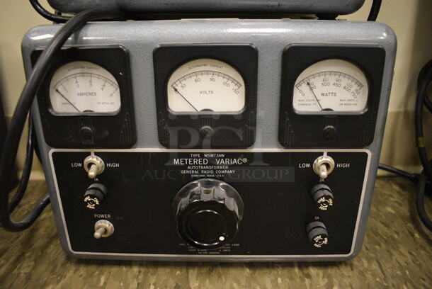2 General Radio Metal Metered Variac Autotransformer. 13.5x5.5x9. 2 Times Your Bid! (Midtown 2: Room 105) - Image 4 of 6