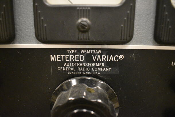 2 General Radio Metal Metered Variac Autotransformer. 13.5x5.5x9. 2 Times Your Bid! (Midtown 2: Room 105) - Image 5 of 6