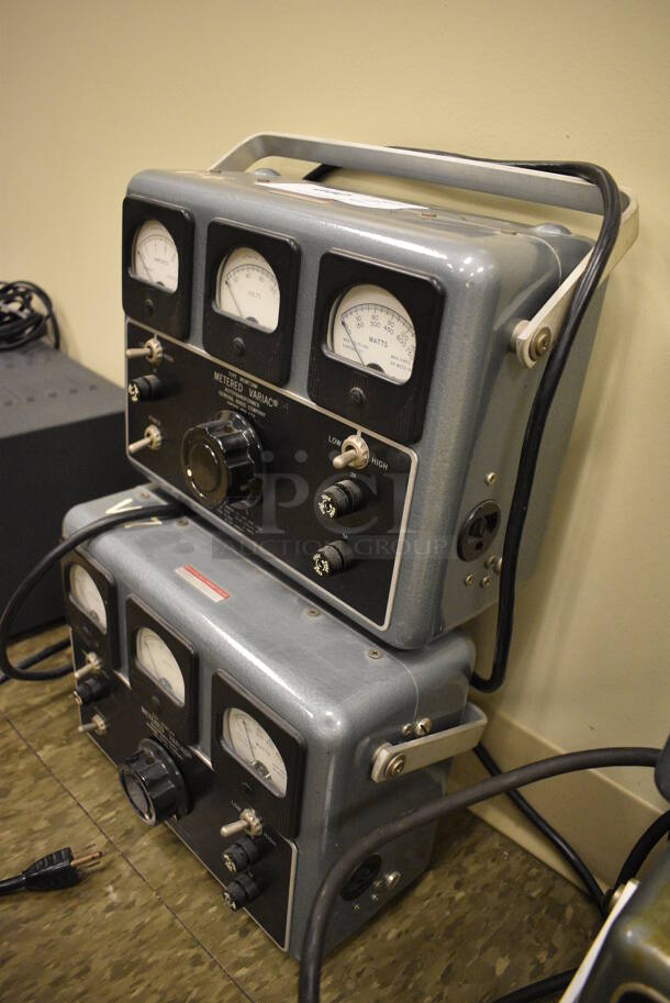 2 General Radio Metal Metered Variac Autotransformer. 13.5x5.5x9. 2 Times Your Bid! (Midtown 2: Room 105) - Image 6 of 6