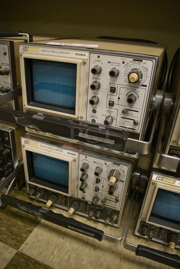 2 BK Precision Model 1535A Metal 35MHz Oscilloscopes. 110-120/220-240 Volts. 11x16x8. 2 Times Your Bid! (Midtown 2: Room 105) - Image 4 of 6
