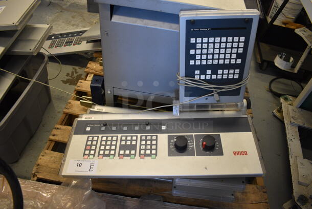 3 Emco Model X9B000 GE Fanuc Series 21 Mill Lathe Control Panels. 27x13x15. 3 Times Your Bid! (Midtown 1: Room 122) - Image 1 of 6