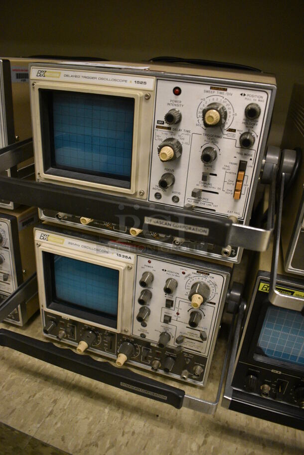2 BK Precision Metal Units; Model 1525 Delayed Trigger Oscilloscope and Model 1535A 35MHz Oscilloscope. 110-120/220-240 Volts. 11x16x8. 2 Times Your Bid! (Midtown 2: Room 105) - Image 2 of 6