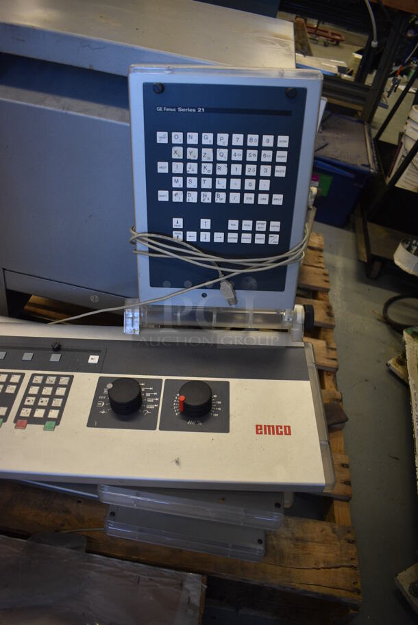 3 Emco Model X9B000 GE Fanuc Series 21 Mill Lathe Control Panels. 27x13x15. 3 Times Your Bid! (Midtown 1: Room 122) - Image 2 of 6