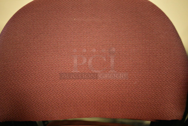 5 Stackable Chairs; 1 Gray and 4 Maroon. 20x18x32. 5 Times Your Bid! (Midtown 2: Room 130) - Image 4 of 4