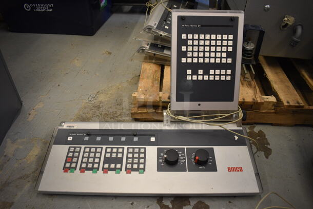 3 Emco Model X9B000 GE Fanuc Series 21 Mill Lathe Control Panels. 27x13x15. 3 Times Your Bid! (Midtown 1: Room 122) - Image 1 of 5