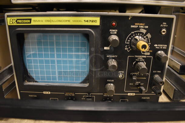 2 BK Precision Metal Unitsl Model 1477 15MHz Oscilloscopes and Model 1472C 15MHz Oscilloscope. 110-120/220-240 Volts. 11x16x8. 2 Times Your Bid! (Midtown 2: Room 105) - Image 3 of 6