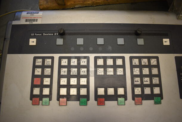 3 Emco Model X9B000 GE Fanuc Series 21 Mill Lathe Control Panels. 27x13x15. 3 Times Your Bid! (Midtown 1: Room 122) - Image 2 of 6