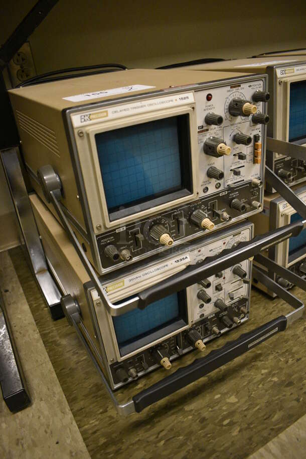 2 BK Precision Metal Units; Model 1525 Delayed Trigger Oscilloscope and Model 1535A  15MHz Oscilloscope. 110-120/220-240 Volts. 11x16x8. 2 Times Your Bid! (Midtown 2: Room 105) - Image 5 of 6