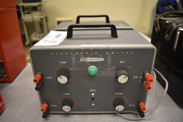 2 Heathkit Electronic Switch. 9.5x5x8.5. 2 Times Your Bid! (Midtown 2: Room 105)