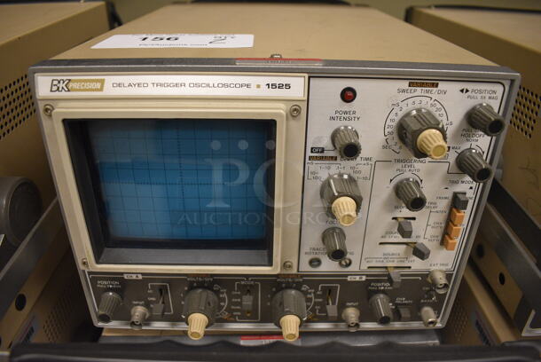 2 BK Precision Model 1525 Delayed Trigger Oscilloscopes. 110-120/220-240 Volts. 11x16x8. 2 Times Your Bid! (Midtown 2: Room 105) - Image 2 of 6