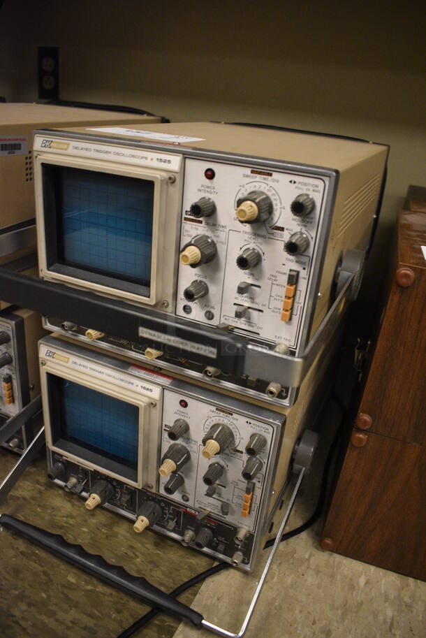 2 BK Precision Model 1525 Delayed Trigger Oscilloscopes. 110-120/220-240 Volts. 11x16x8. 2 Times Your Bid! (Midtown 2: Room 105) - Image 2 of 7