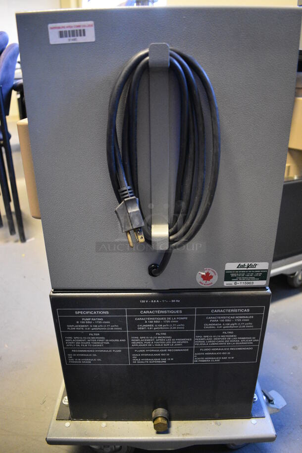 LabVolt 6310-00 Metal Commercial Hydraulic Training System on Commercial Casters. 15x15x30. (Midtown 2: Room 130) - Image 5 of 7