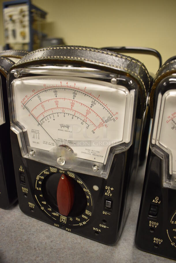 3 Triplet Model 630-PLK Metal Voltmeter. 5.5x3.5x8. 3 Times Your Bid! (Midtown 2: Room 105) - Image 2 of 4