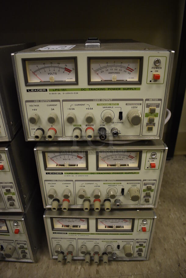 3 Leader Model LPS-151 DC Tracking Power Supply. 8.5x13x6. 3 Times Your Bid! (Midtown 2: Room 105)