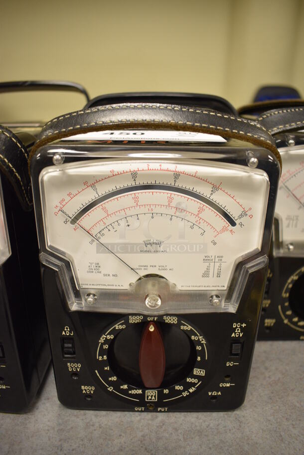 3 Triplet Model 630-PLK Metal Voltmeter. 5.5x3.5x8. 3 Times Your Bid! (Midtown 2: Room 105)