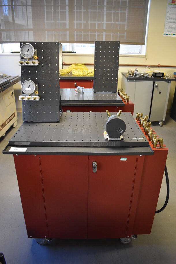 Lab-Volt Metal Commercial Training System Cart w/ Contents on Commercial Casters. 40x28x60. (Midtown 2: Room 130) - Image 1 of 10
