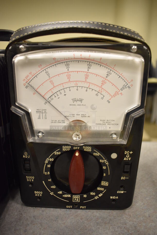 2 Triplet Model 630-PLK Metal Voltmeter. 5.5x3.5x8. 2 Times Your Bid! (Midtown 2: Room 105) - Image 3 of 4