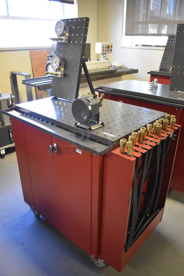 Lab-Volt Metal Commercial Training System Cart w/ Contents on Commercial Casters. 40x28x60. (Midtown 2: Room 130) - Image 2 of 10