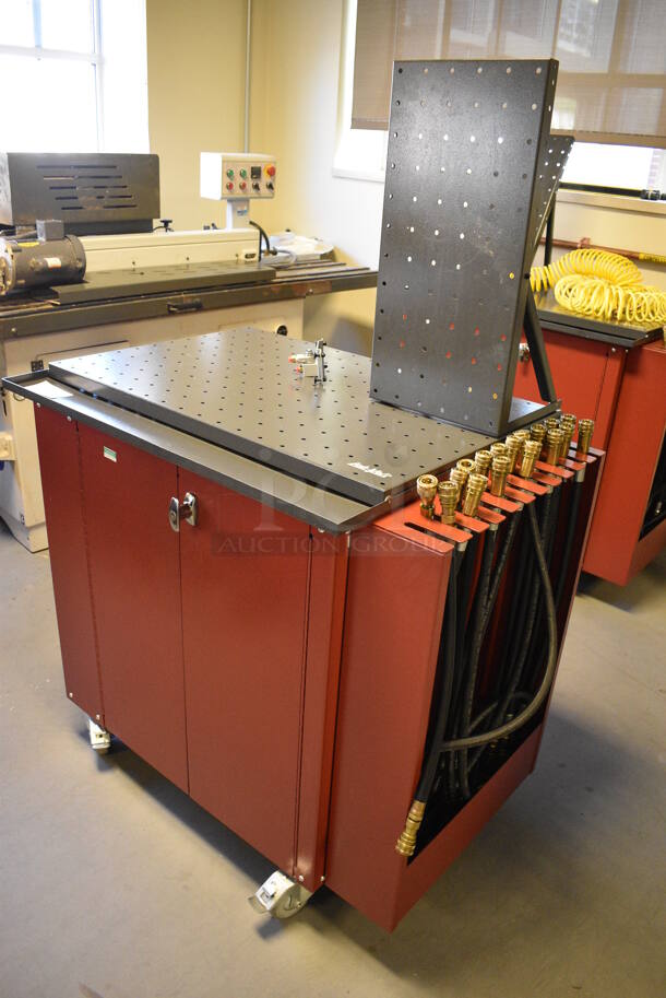 Lab-Volt Metal Commercial Training System Cart w/ Contents on Commercial Casters. 40x28x60. (Midtown 2: Room 130) - Image 2 of 8