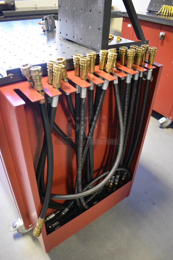 Lab-Volt Metal Commercial Training System Cart w/ Contents on Commercial Casters. 40x28x60. (Midtown 2: Room 130) - Image 3 of 8