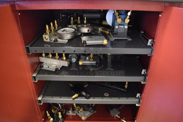 Lab-Volt Metal Commercial Training System Cart w/ Contents on Commercial Casters. 40x28x60. (Midtown 2: Room 130) - Image 6 of 8
