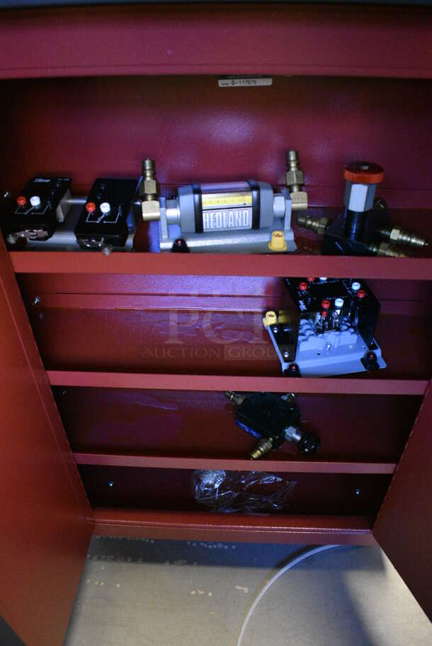 Lab-Volt Metal Commercial Training System Cart w/ Contents on Commercial Casters. 40x28x60. (Midtown 2: Room 130) - Image 7 of 8
