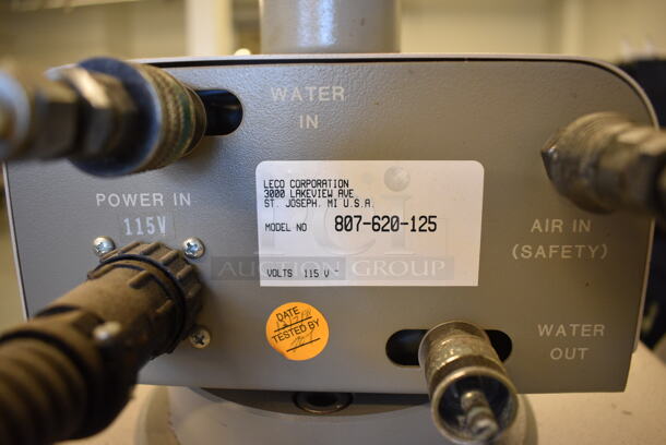 NICE! Leco PR-32 Model 805-600 Metal Commercial Countertop Automatic Pneumatic Metallographic Sample Mounting Press. 115 Volts, 1 Phase. 20x16x26 (Midtown 1: Room 122) - Image 6 of 7