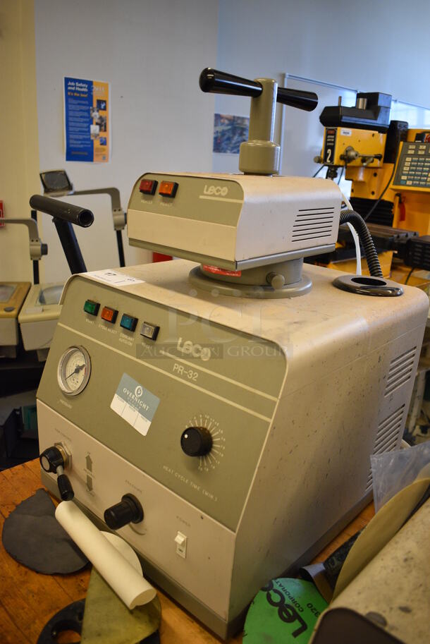 NICE! Leco PR-32 Model 805-600 Metal Commercial Countertop Automatic Pneumatic Metallographic Sample Mounting Press. 115 Volts, 1 Phase. 20x16x26 (Midtown 1: Room 122) - Image 7 of 7