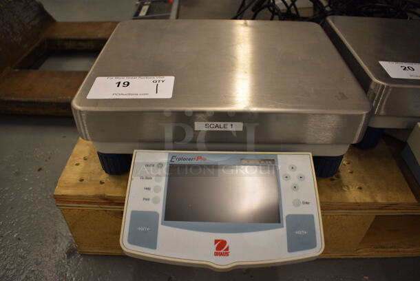 Ohaus Model EP12001 Explorer Pro Metal Commercial Countertop Scale. 14x16x5 (Midtown 1: Room 122) - Image 1 of 6