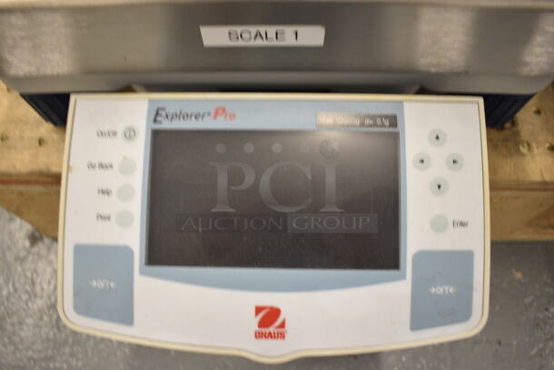Ohaus Model EP12001 Explorer Pro Metal Commercial Countertop Scale. 14x16x5 (Midtown 1: Room 122) - Image 2 of 6
