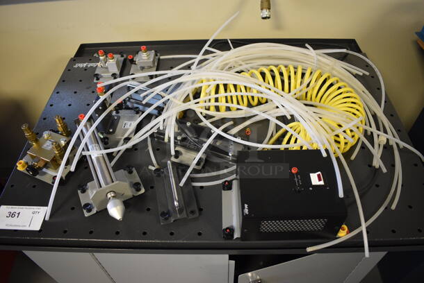 Lab-Volt Metal Commercial Training System Cart w/ Contents on Commercial Casters. 35x28x37. (Midtown 2: Room 130) - Image 3 of 5