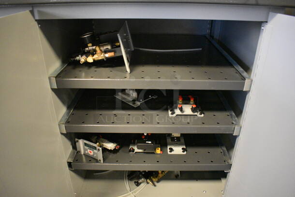 Lab-Volt Metal Commercial Training System Cart w/ Contents on Commercial Casters. 35x28x37. (Midtown 2: Room 130) - Image 4 of 5