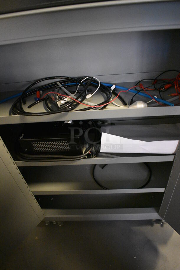 Lab-Volt Metal Commercial Training System Cart w/ Contents on Commercial Casters. 35x28x37. (Midtown 2: Room 130) - Image 5 of 5