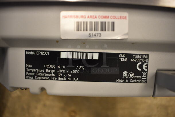 Ohaus Model EP12001 Explorer Pro Metal Commercial Countertop Scale. 14x16x5 (Midtown 1: Room 122) - Image 6 of 6
