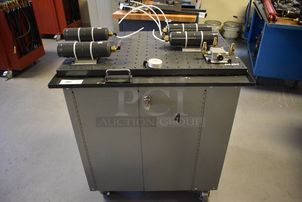 Lab-Volt Metal Commercial Training System Cart w/ Contents on Commercial Casters. 35x28x37. (Midtown 2: Room 130)