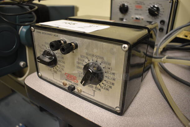 2 Eico Model 1100 Metal RTMA Resistance Box. 6.5x3.5x4. 2 Times Your Bid! (Midtown 2: Room 105) - Image 2 of 5