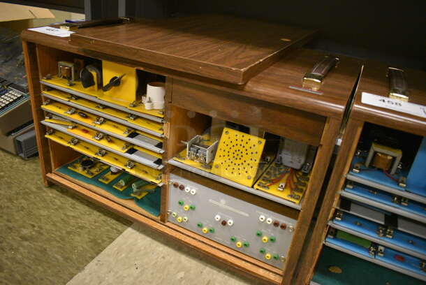 Wood Pattern Box w/ Various Items Including Model TM9 Peaking Transformer. 7x13x11. (Midtown 2: Room 105) - Image 3 of 4