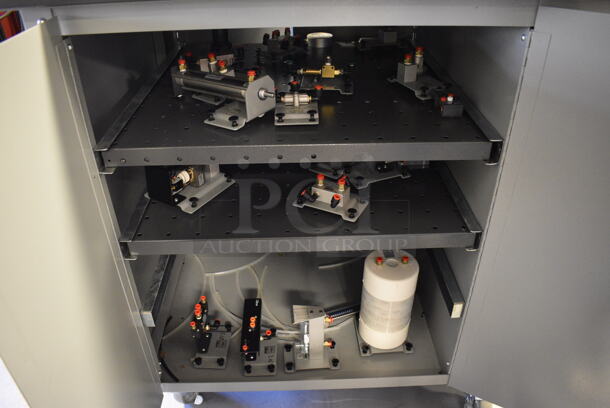 Lab-Volt Metal Commercial Training System Cart w/ Contents on Commercial Casters. 35x28x37. (Midtown 2: Room 130) - Image 4 of 6