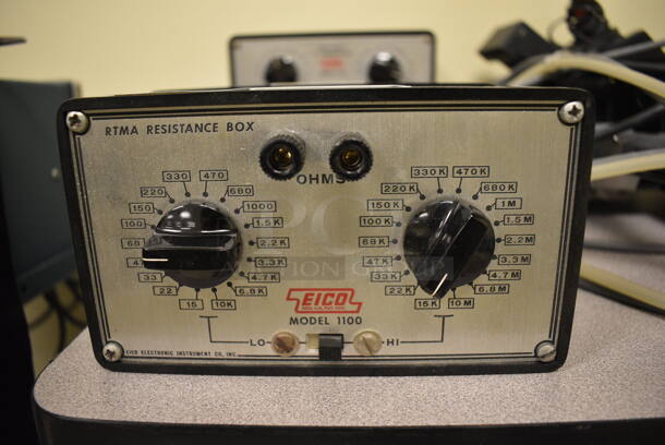 2 Eico Model 1100 Metal RTMA Resistance Box. 6.5x3.5x4. 2 Times Your Bid! (Midtown 2: Room 105) - Image 4 of 5