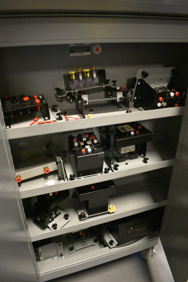 Lab-Volt Metal Commercial Training System Cart w/ Contents on Commercial Casters. 35x28x37. (Midtown 2: Room 130) - Image 5 of 6