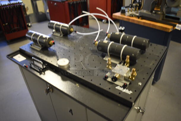 Lab-Volt Metal Commercial Training System Cart w/ Contents on Commercial Casters. 35x28x37. (Midtown 2: Room 130) - Image 6 of 6
