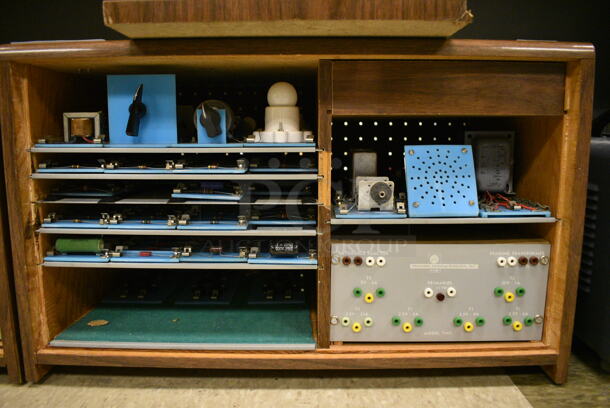 Wood Pattern Box w/ Various Items Including Model TM9 Peaking Transformer. 7x13x11. (Midtown 2: Room 105) - Image 2 of 6