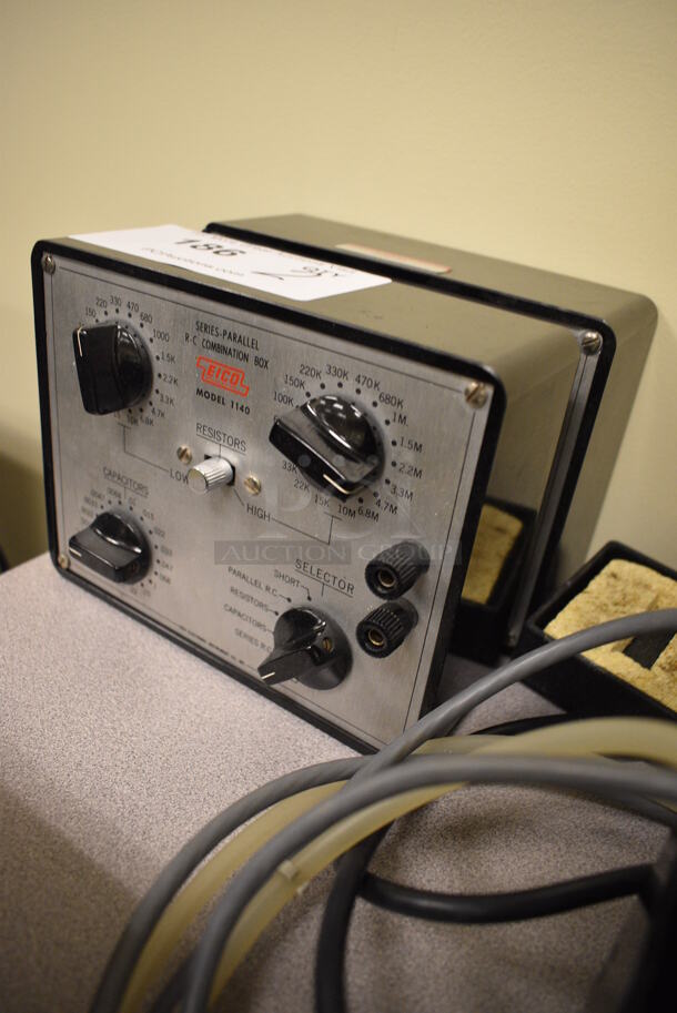 2 Eico Model 1140 Metal Series Parallel RC Combination Box. 7x3x7.5. 2 Times Your Bid! (Midtown 2: Room 105) - Image 2 of 4