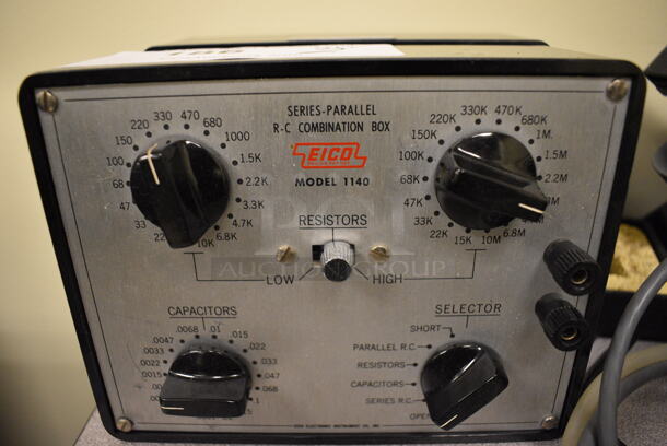 2 Eico Model 1140 Metal Series Parallel RC Combination Box. 7x3x7.5. 2 Times Your Bid! (Midtown 2: Room 105) - Image 3 of 4